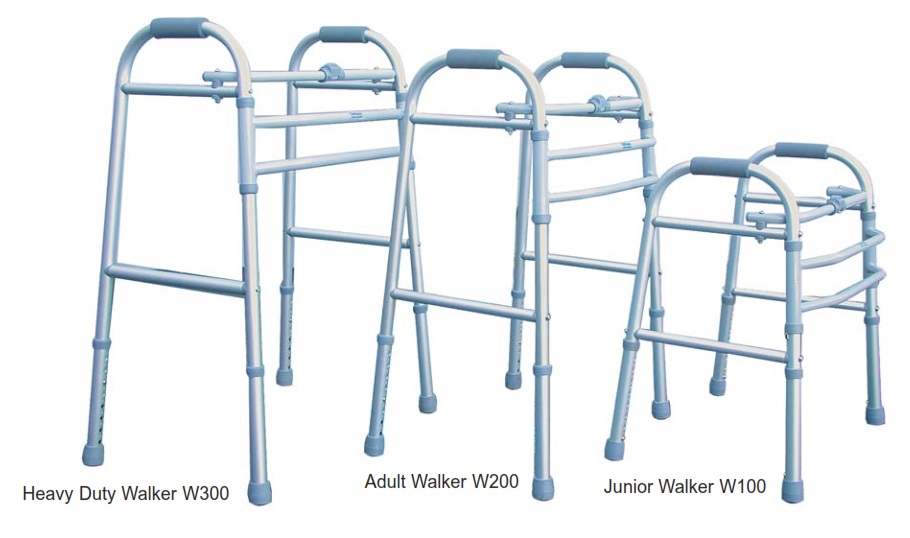 One Button Release Walker W100, W200, W300